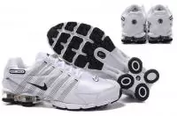 nike shox promos r4 hommes rivaly r5903 blance-noir taille 41-46